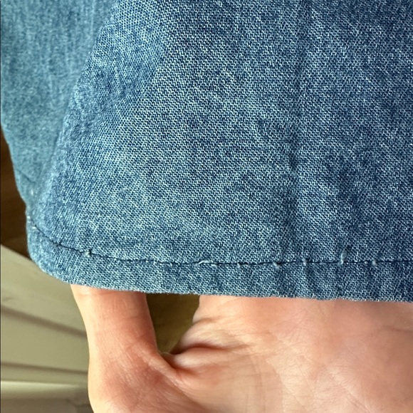Karen Scott Blue Denim Midi Dress - Picture 8 of 8